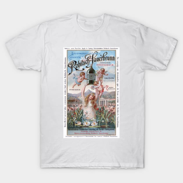 Slovenia Vintage Travel Poster Restored 1900 T-Shirt by vintagetreasure